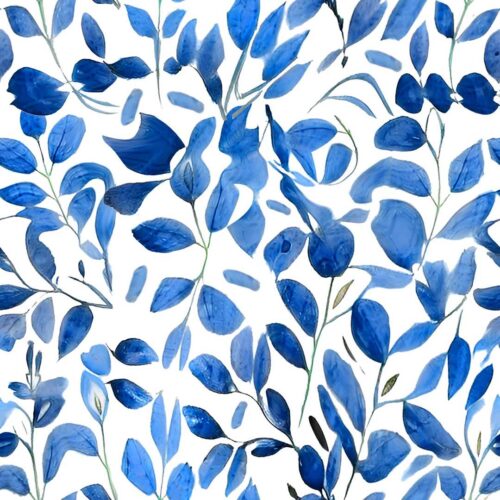 Sapphire Foliage Fantasy