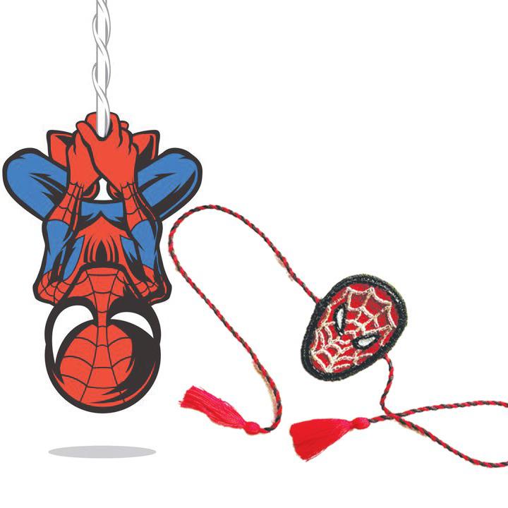 Upcycled Rakhis - My Spiderman