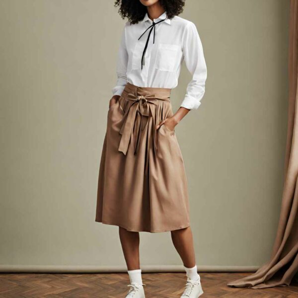 Skirt - Knee Length with Pockets