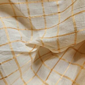 Handloom Gold Checks