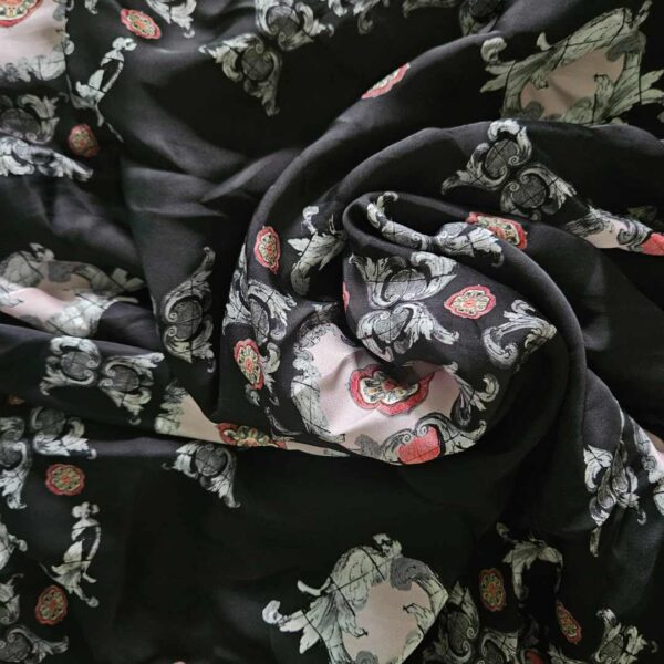 Silk Satin Black