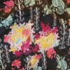 Silk Satin Japanese Floral