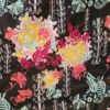 Silk Satin Japanese Floral