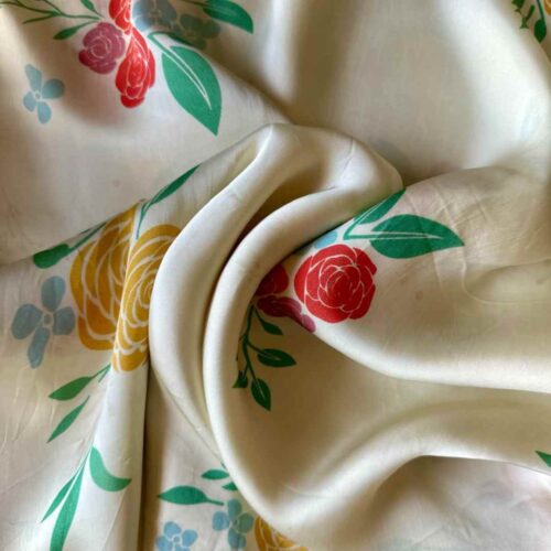 Silk satin (Color Floral) - Image 2