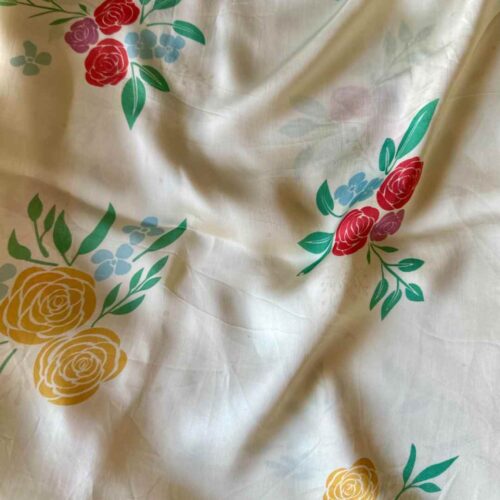 Silk satin (Color Floral) - Image 3