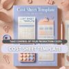 Cost Sheet Template