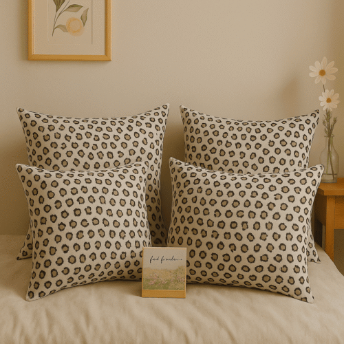 Velvet Safari Cushion Covers + Free Incense Box