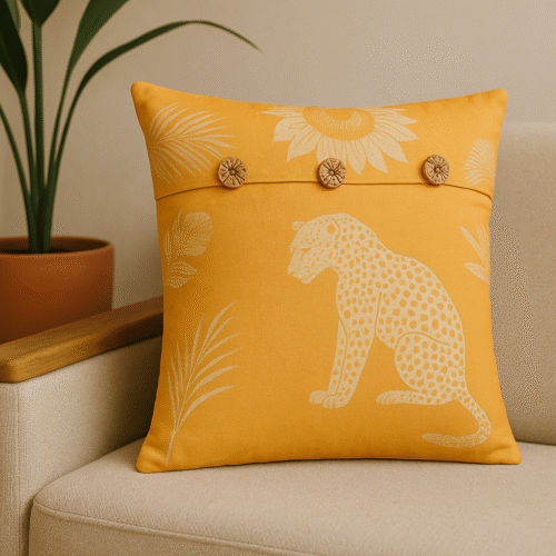 Wildflower Mornings Set - Linen Satin Cushion Covers + Free Incense Box