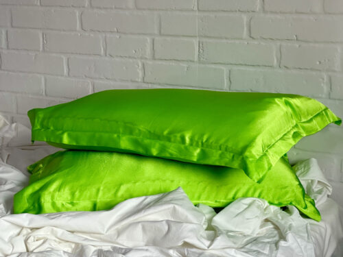 Glow Sleep Set: Silk Satin Pillow Covers+Free Incense - Image 2