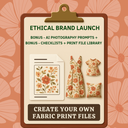 Print Design Library +Ai Photography Prompts + Ethical Brand Standards & Launch Checklist - Image 2