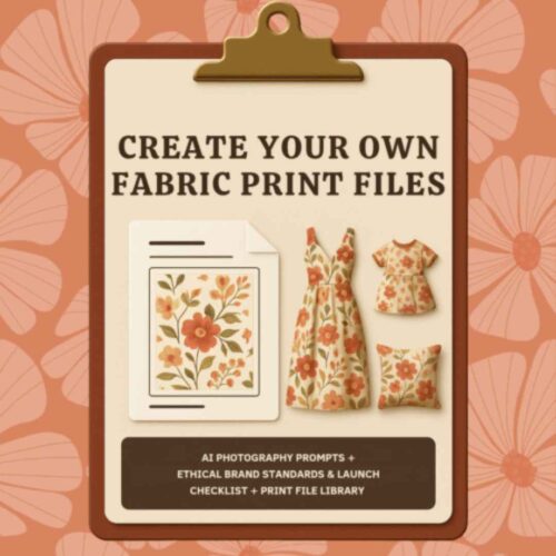 Print Design Library +Ai Photography Prompts + Ethical Brand Standards & Launch Checklist