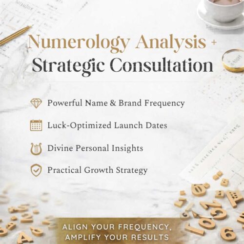 Numerology Analysis + Strategic Consultation