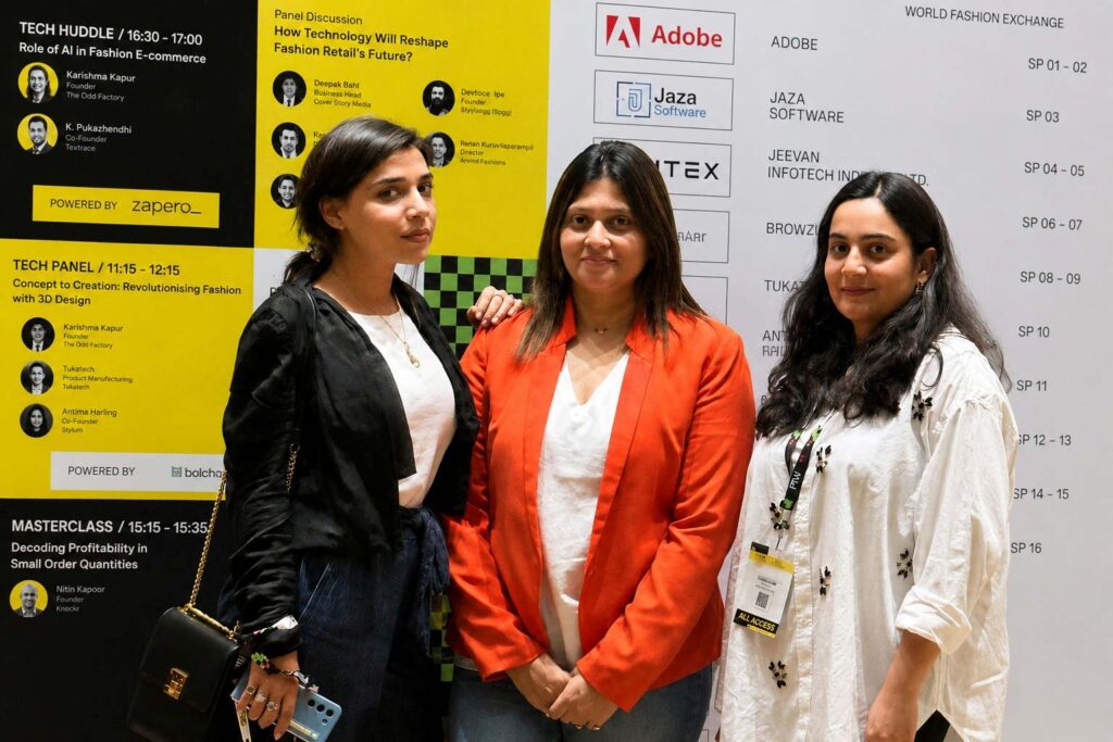 Turiya Kapur Karishma Kapur at Fashion Tech Week